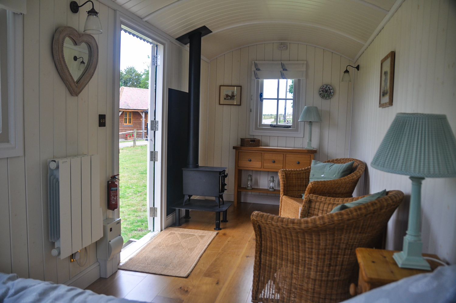 Interior Shepherds Hut Tenterden Trout (C)